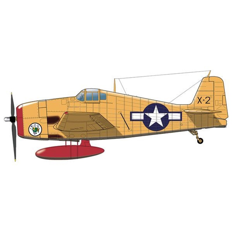 Platz 1/144 US Navy F6F-3K Hellcat Unmanned Test Prototype/Unmanned Special Test Plane Dawn of Drones Plastic Model