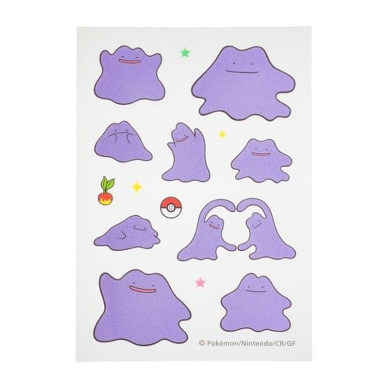 Pokemon Center Original irodo Fabric Transfer Sticker – Ditto