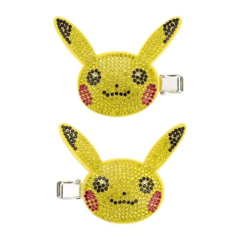 Pokemon Center Original Pokemon Accessory X 25NICOLE Glitter Bangs Clip Pikachu