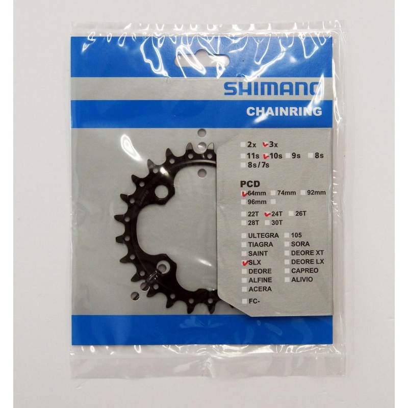 Shimano (Cycling) FC-M670 3X10 Speed Chain Ring 24T (AE/42-32-24T) Y1LU24000