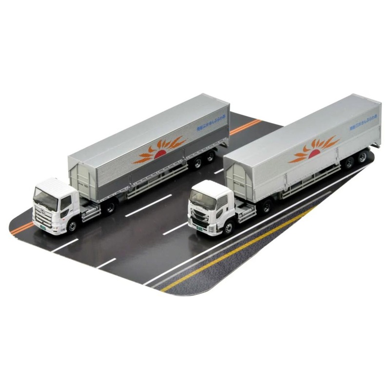 Tomytec The Trailer Collection Mitsui O.S.K. Lines Sunflower Wing Trailer 2 Cars Set (N scale)