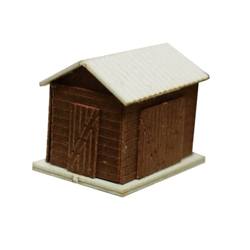 Advance 0009 Small Wooden Warehouse Assembly Kit 2 Sets (Z scale)