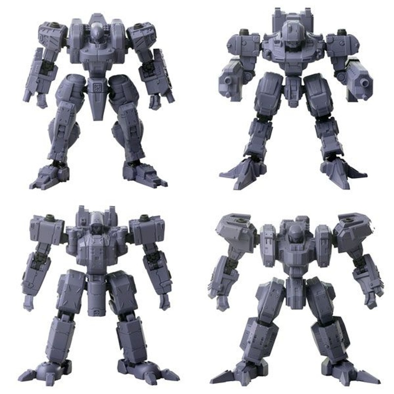 Kotobukiya Structure Arts Plus 1/72 Additional Selection Vol.2 Plastic Model Series (BOX 4pcs)