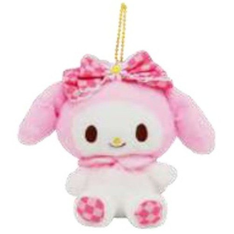 Nakajima Sanrio Characters Checkered Plush Mascot My Melody