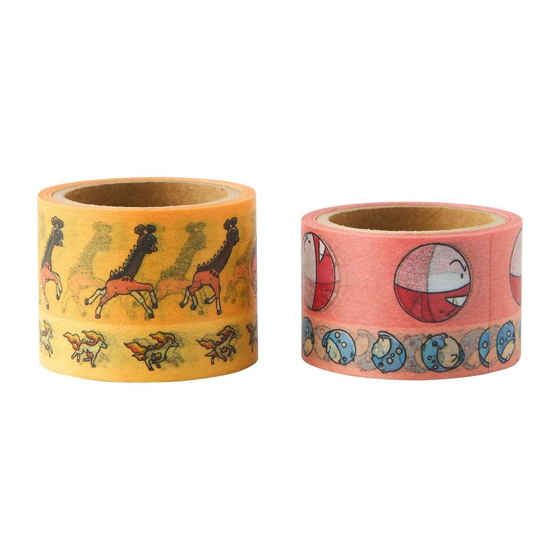 Pokemon Center Original Masking Tape 2-Piece Set Pokemon Ecology Encyclopedia