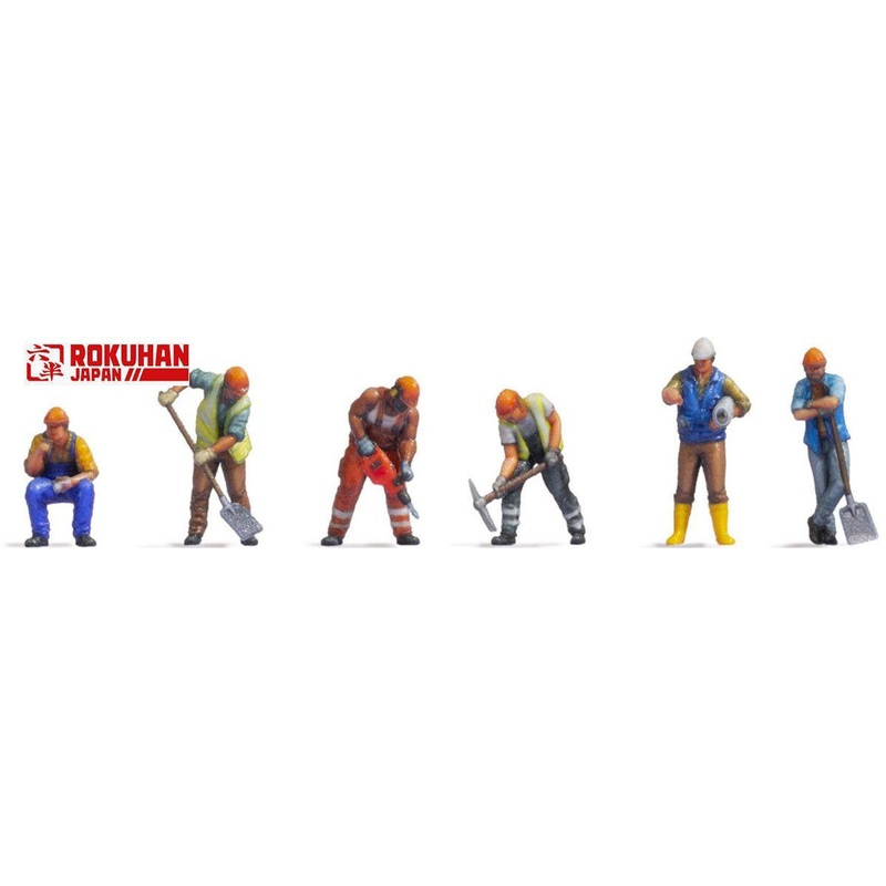 Rokuhan S201 1/220 Model People ‘Construction Worker’ (Z scale)