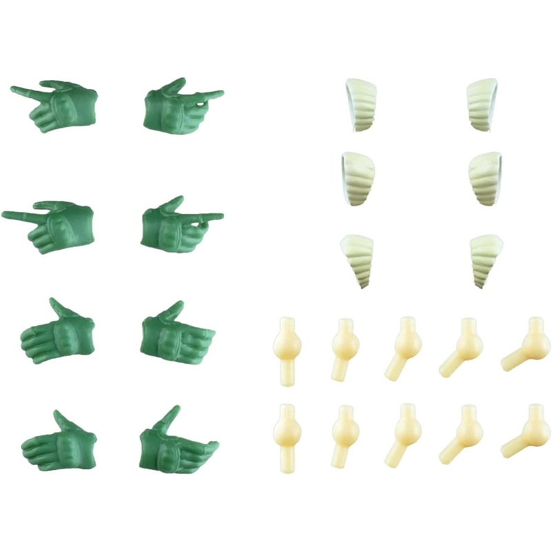 Tomytec Military Series 1/12 Little Armory LAOP10 Sousai Shojo Teien Tactical Glove (Green) Plastic Model