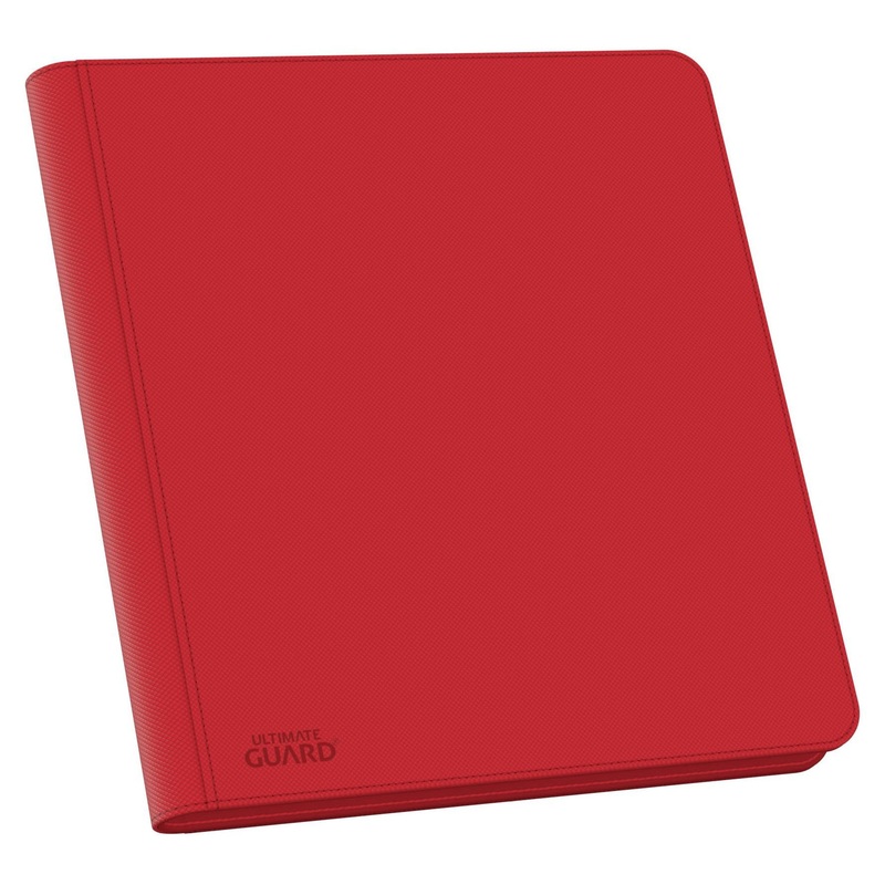 Ultimate Guard QuadRow 24-Pocket ZipFolio XenoSkin Red.