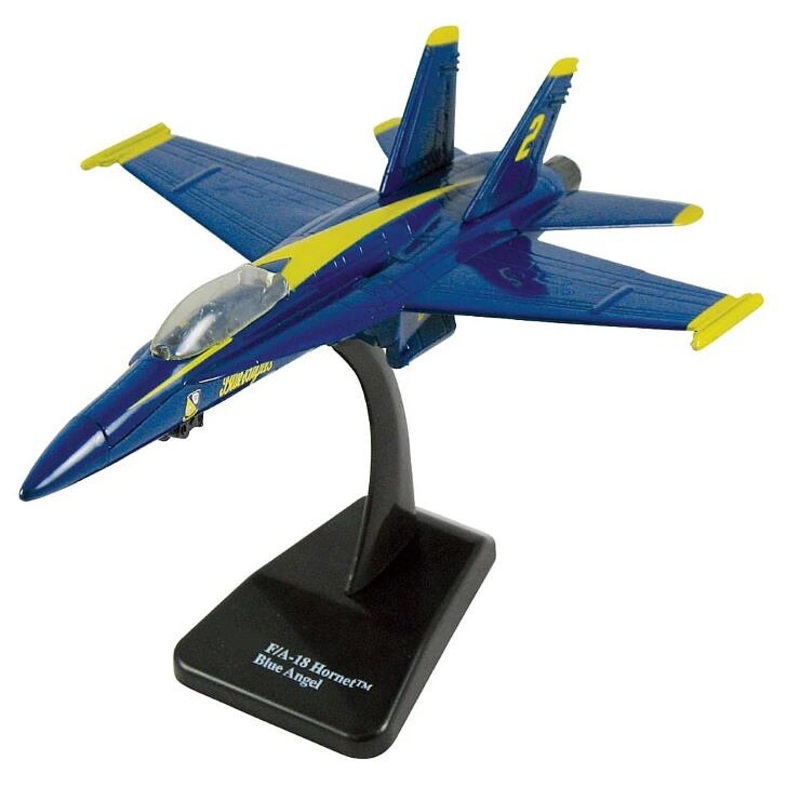 1/48 Smithsonian Deluxe F/A18 Hornet Blue Angel Aircraft (Snap Plastic Kit)