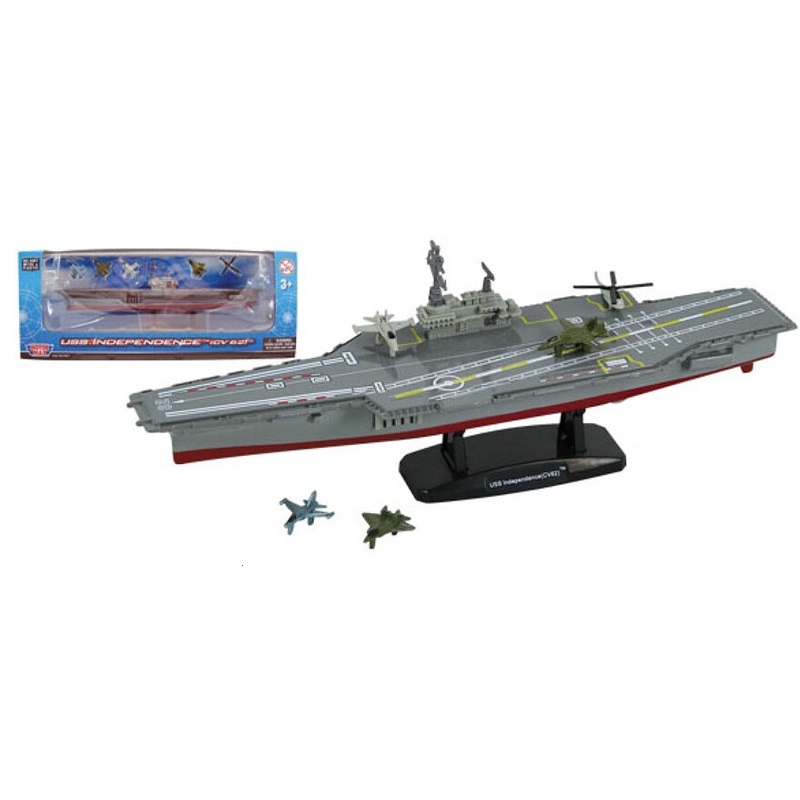 9” Battle Zone Aircraft Carrier Playset (Plastic/Die Cast)