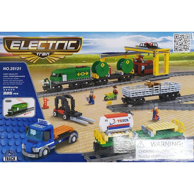 Electric Train Block Set