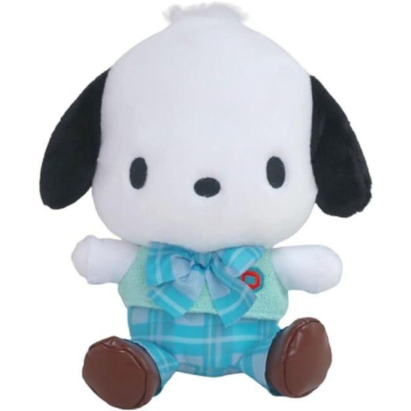 Nakajima Sanrio Plush Retro Uniform S Pochacco