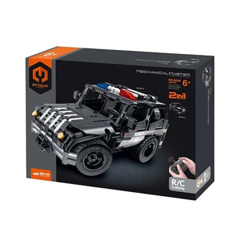 Tech Brick 2’n1 R/C Police Car Kit