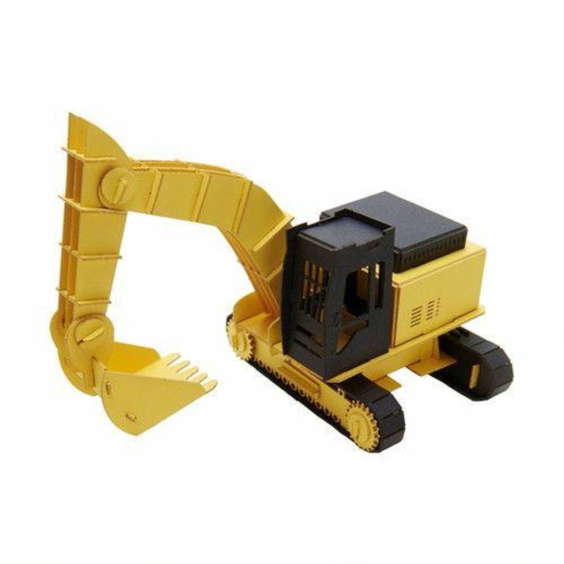 Aozora Cars Craft Papercraft Kit Power Shovel