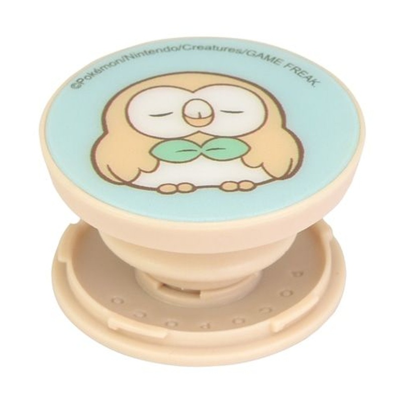 Pokemon Center Original POCOPOCO Smartphone Grip PokePeace Rowlet