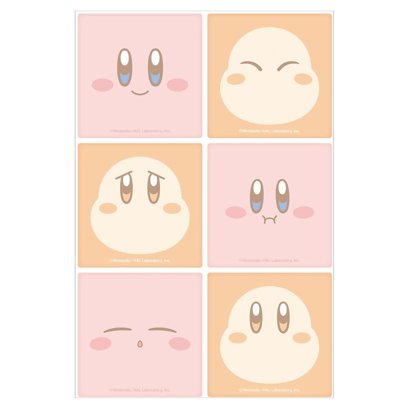 T’s Factory Kirby Star Decoration Tile Sticker Face