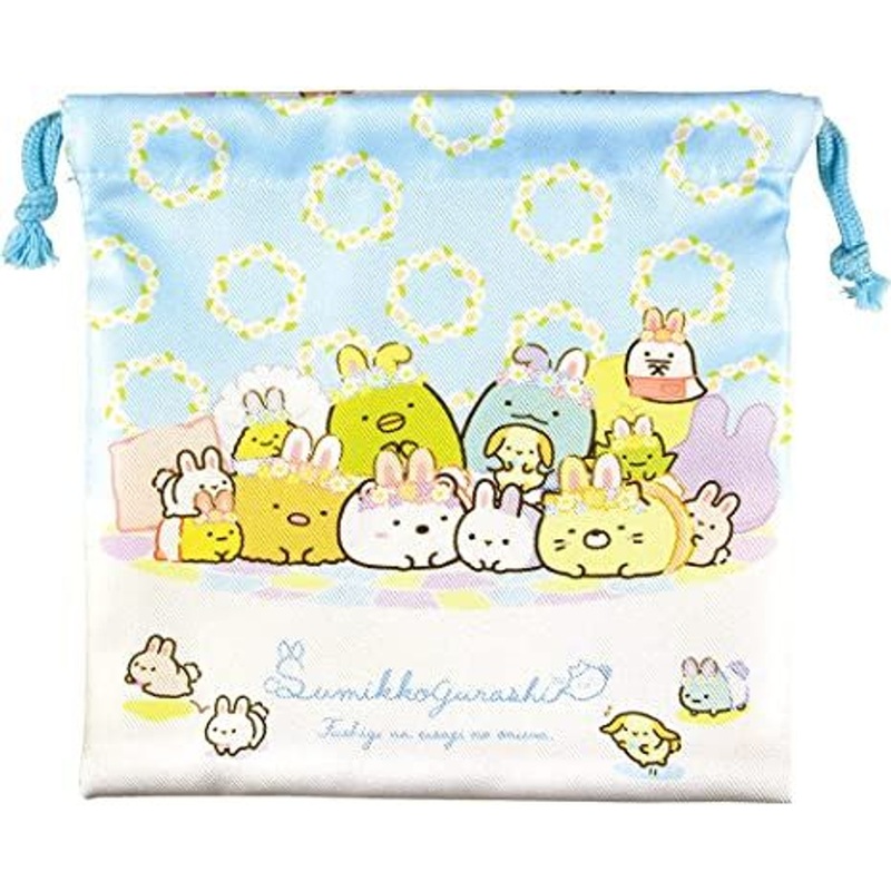 T’s Factory Sumikko Gurashi Drawstring Bag – Mysterious Rabbit Garden