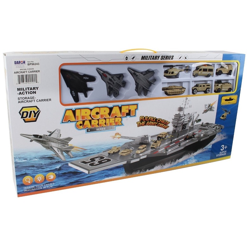 Aircraft Carrier Playset (Plastic w/Die Cast Access) (replaces PYS-96243)