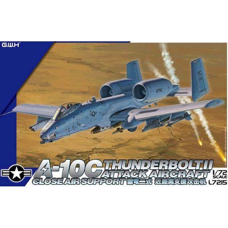 Pit-Road 1/72 US Air Force A-10C Attack Aircraft Plastic Model