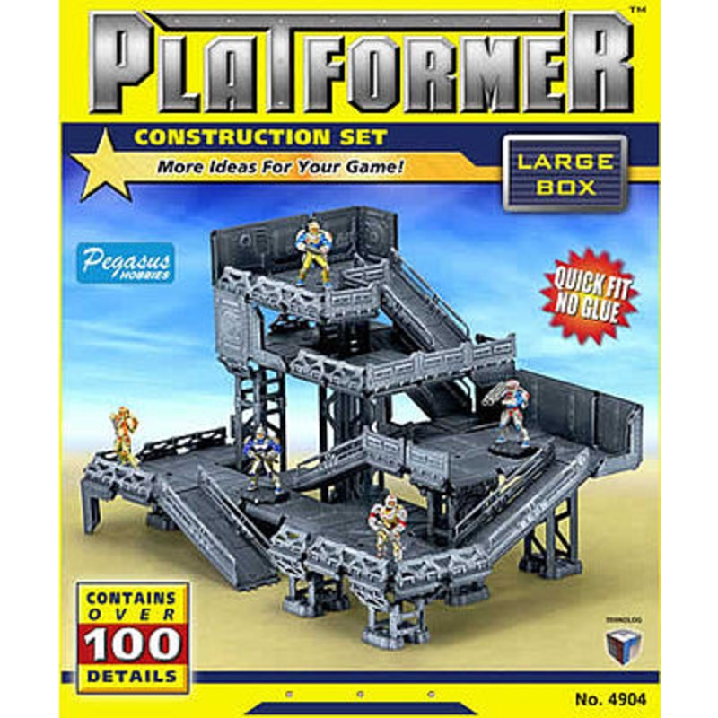 Platformer Large Construction Set (13-Frames, 100+ Details)