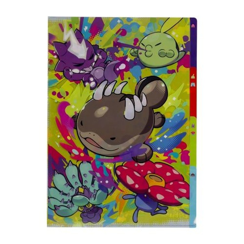 Pokemon Center Original Clear File with Pockets (A4 Size) Clodsire (Moudokukiken)