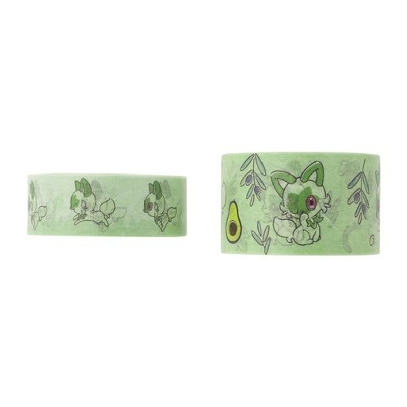 Pokemon Center Original Masking Tape Set of 2 Sprigatito
