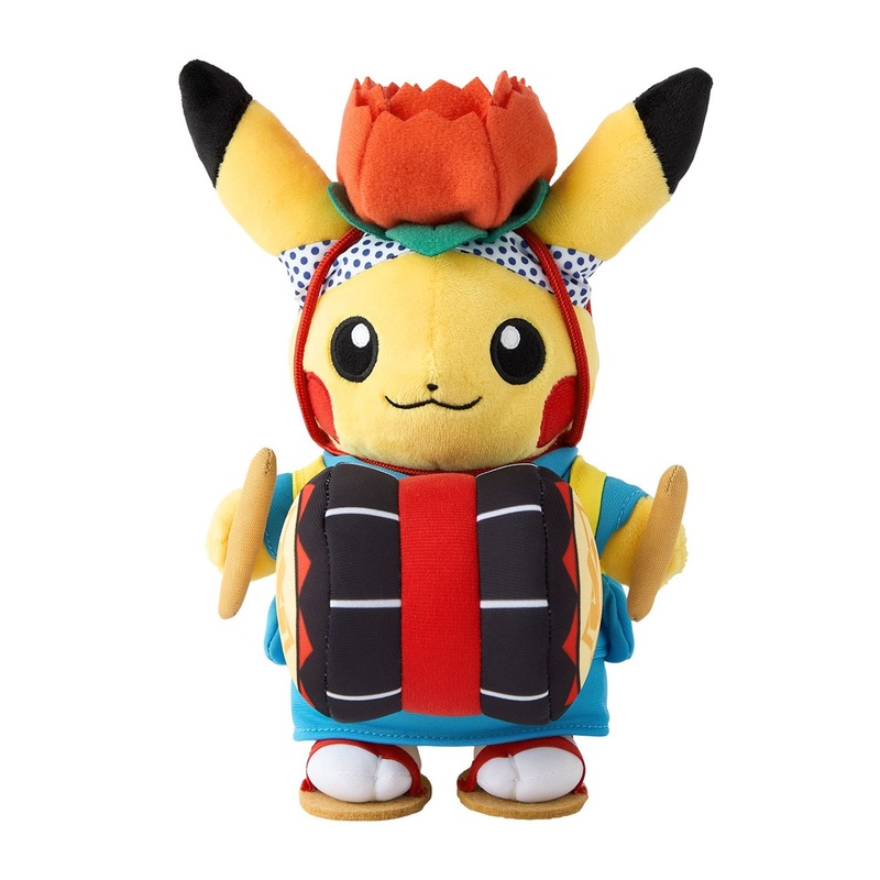 Pokemon Center Original Plushie Sansa Dance Play Pikachu  Pokemon Center Tohoku R  Plushie Mascot