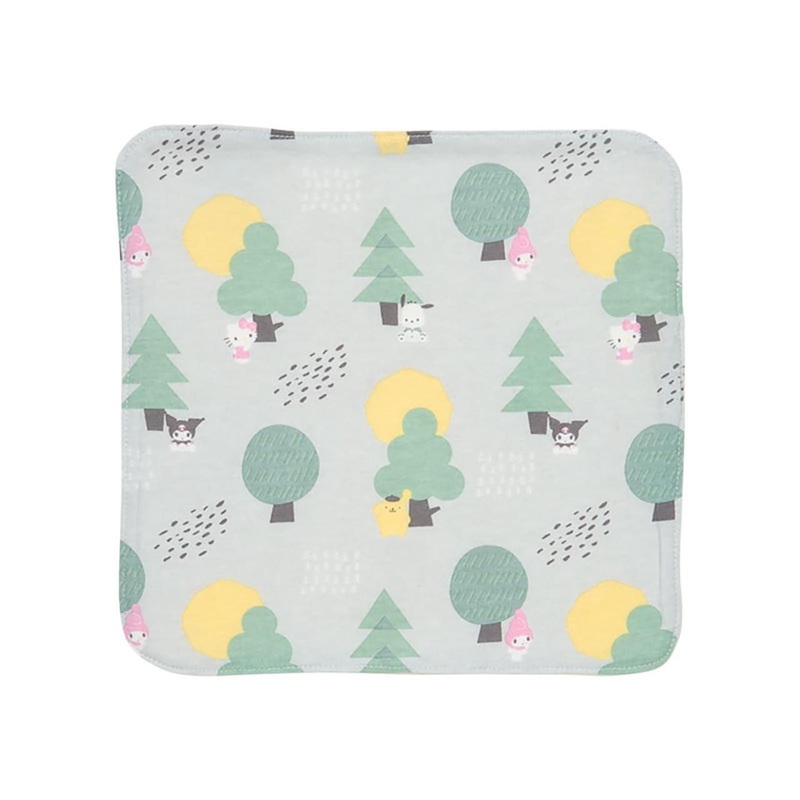 Sanrio Other Baby Skin-Friendly Organic Handkerchief Forest Characters