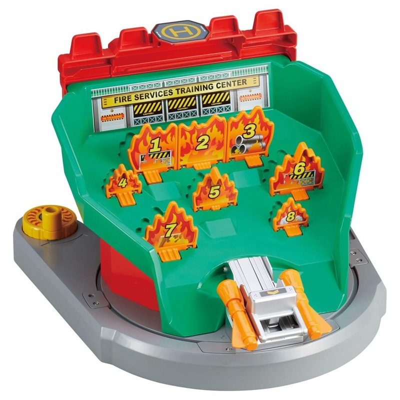 Takara Tomy Tomica World Gurutto Change! Sound Firefighting Training Center