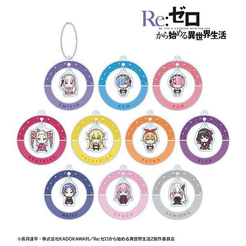 arma bianca Re:ZERO -Starting Life in Another World- Trading Chokonto! Swaying Acrylic Keychain 10pcs Complete Box