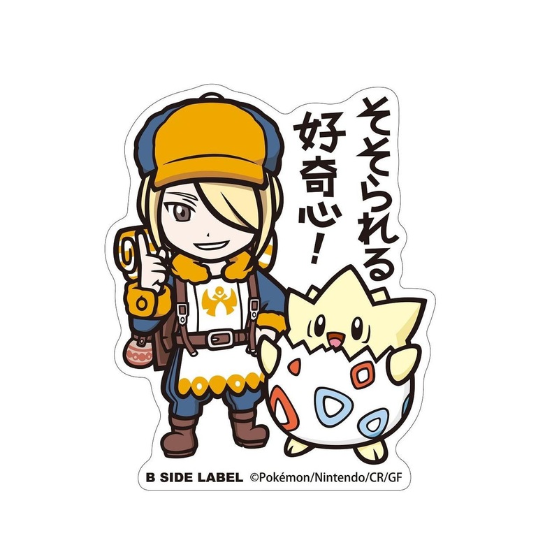 Pokemon Center Original B-Side Label Pokemon Sticker BIG Volo & Togepi