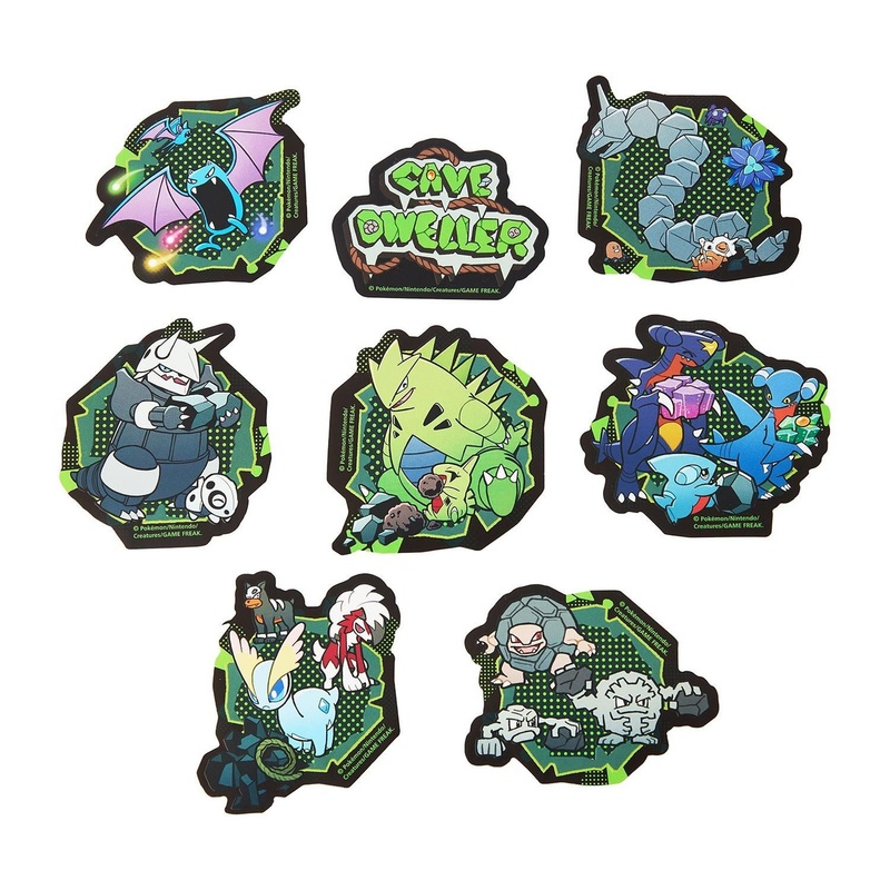 Pokemon Center Original Sticker Set Cave Dweller