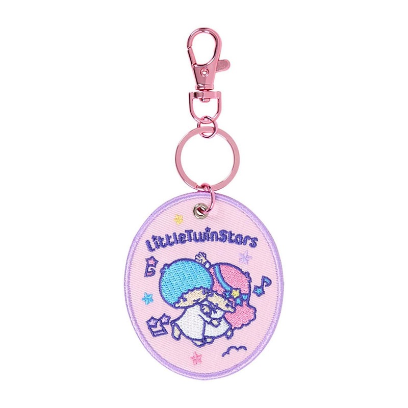 Sanrio Embroidered Patch Keychain (Character Awards 1st Edition) Little Twin Stars  Kiki Lala