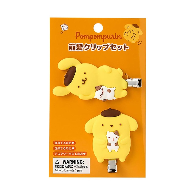 Sanrio Pom Pom Purin Bangs Clip Set