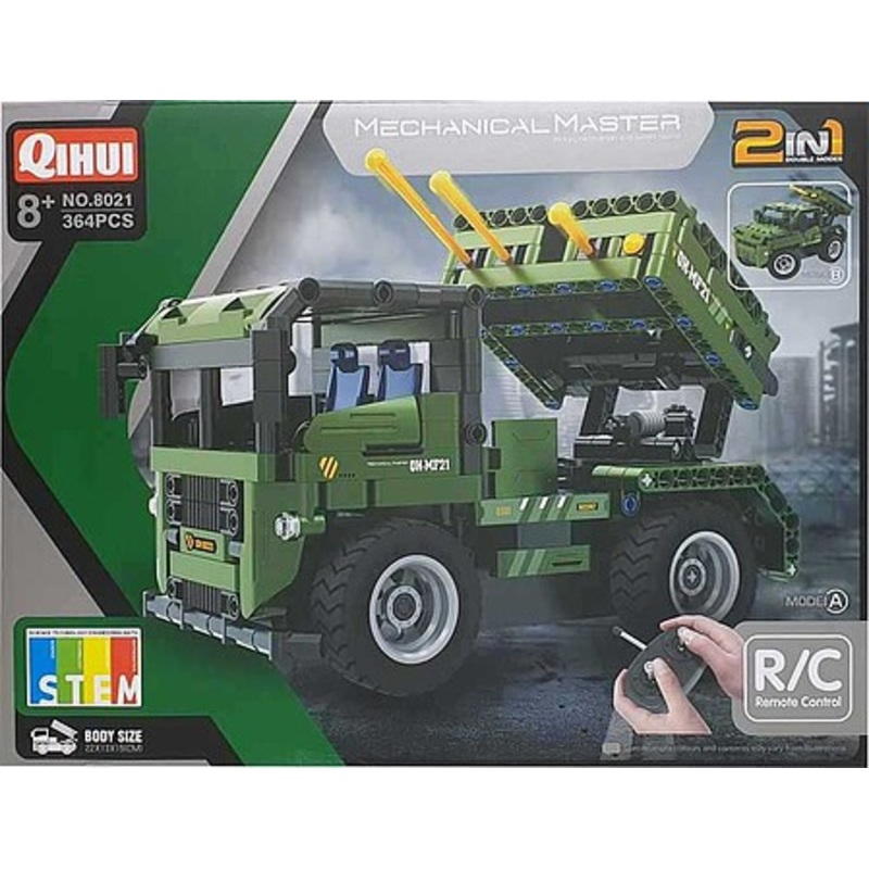 Tech Brick 2’n1 R/C Rocket Launcher Kit