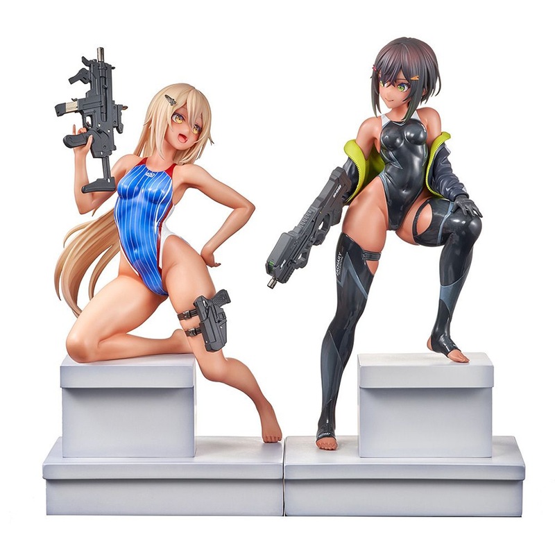ENSOUTOYS ARMS NOTE Swim Team Bucho-chan and Kohai-chan Set 1/7 Figure (Ryosuke Fukai Original Character)