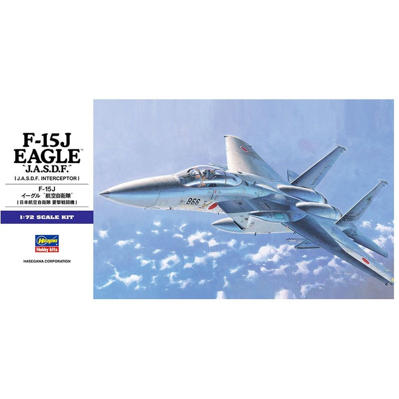 Hasegawa 1/72 F-15J Eagle ‘J.A.S.D.F.’ (J.A.S.D.F. Interceptor) Plastic Model