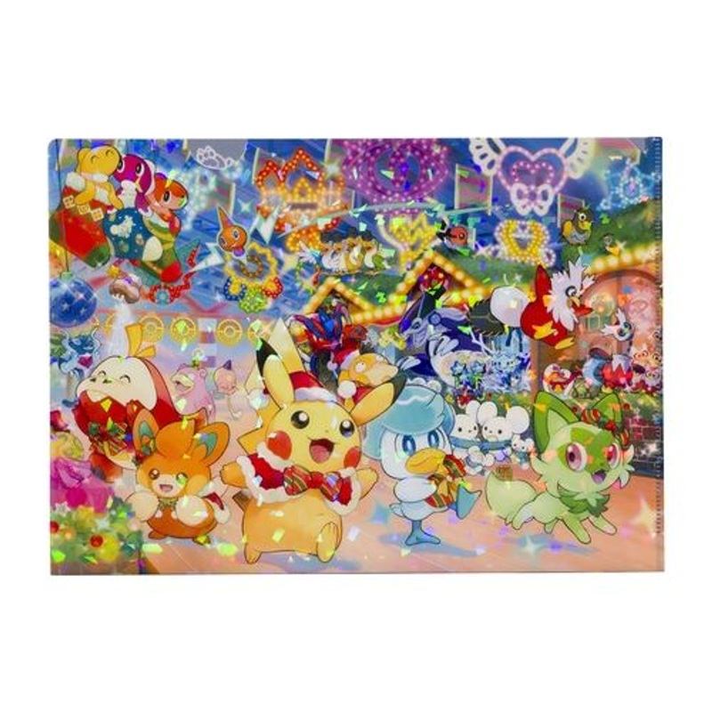 Pokemon Center Original A4 Clear File (Paldea’s Christmas Market)
