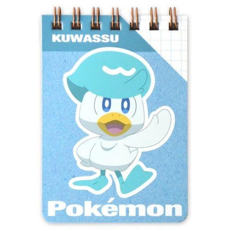 Pokemon Center Original A7 Mini Ring Memo Quaxly