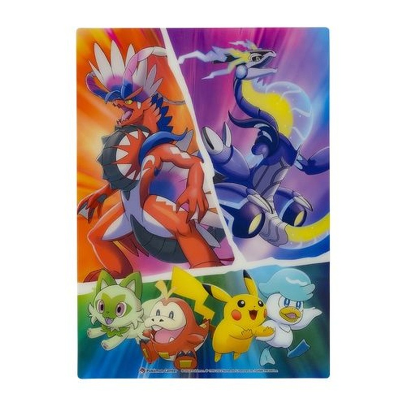 Pokemon Center Original Firm Plastic Writing Board New Adventure
