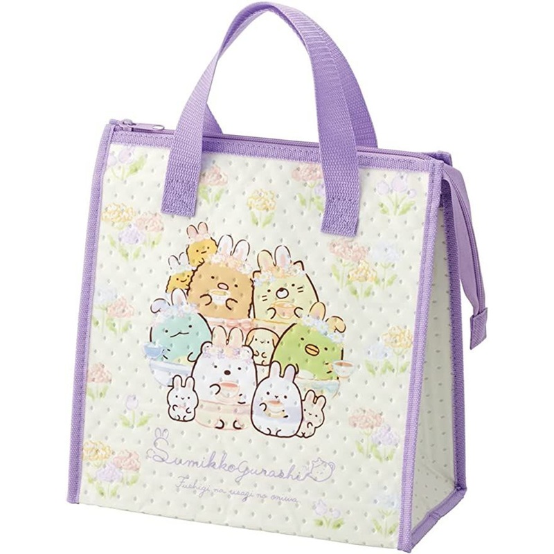 Skater Lunch Cooler Tote Bag Sumikko Gurashi Rabbit Garden