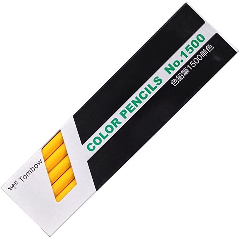 Tombow Colored Pencil 1500 Set Of 12 Bright Yellow