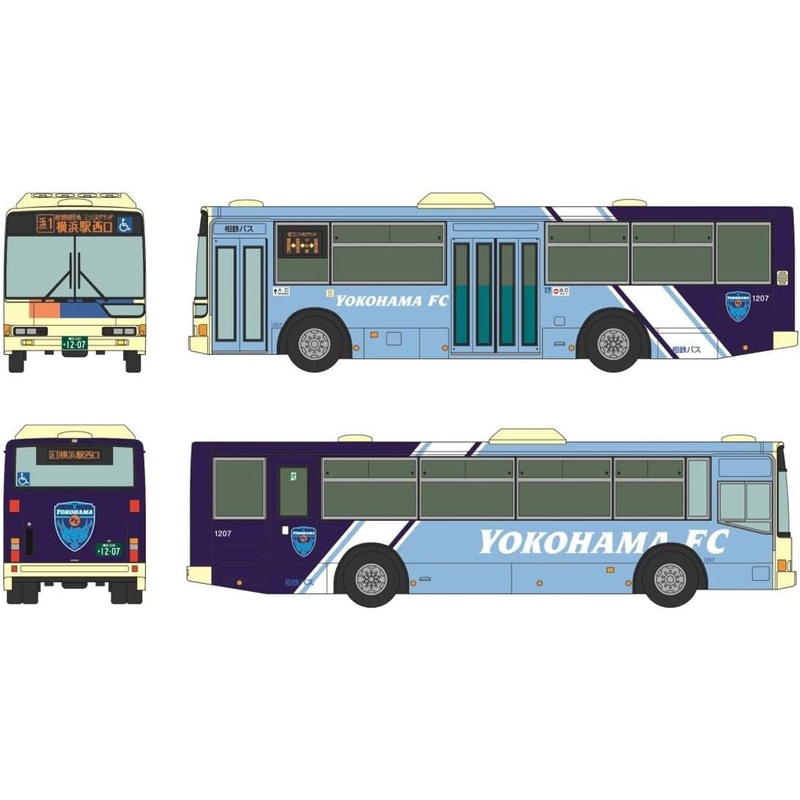 Tomytec The Bus Collection Sotetsu YOKOHAMA FC Wrapping Bus (N scale)
