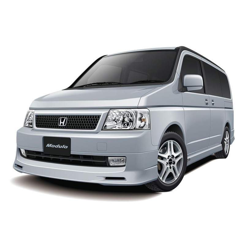 Aoshima The Model Car 1/24 Honda RF3 Stepwagon Modulo ’01 Plastic Model