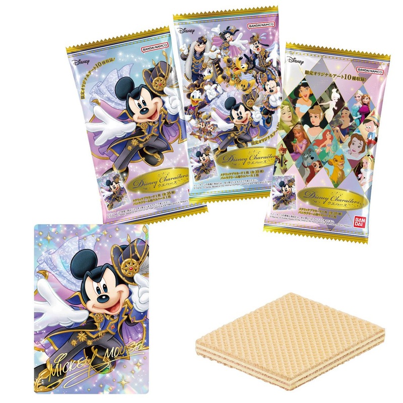 Bandai Candy Disney Characters Wafers Card Collection 20pcs Box