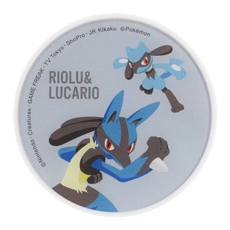 Pokemon Center Original Round USB Hub Lucario & Riolu