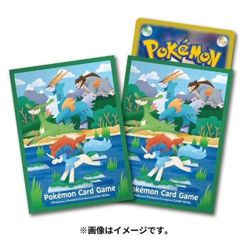 Pokemon Center Original TCG Deck Sleeves Keldo Cobalion Terrakion Virizion