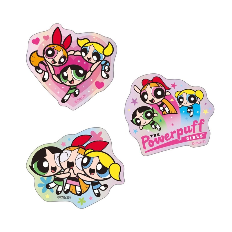 T’s Factory The Powerpuff Girls Aurora Clear Sticker Set A