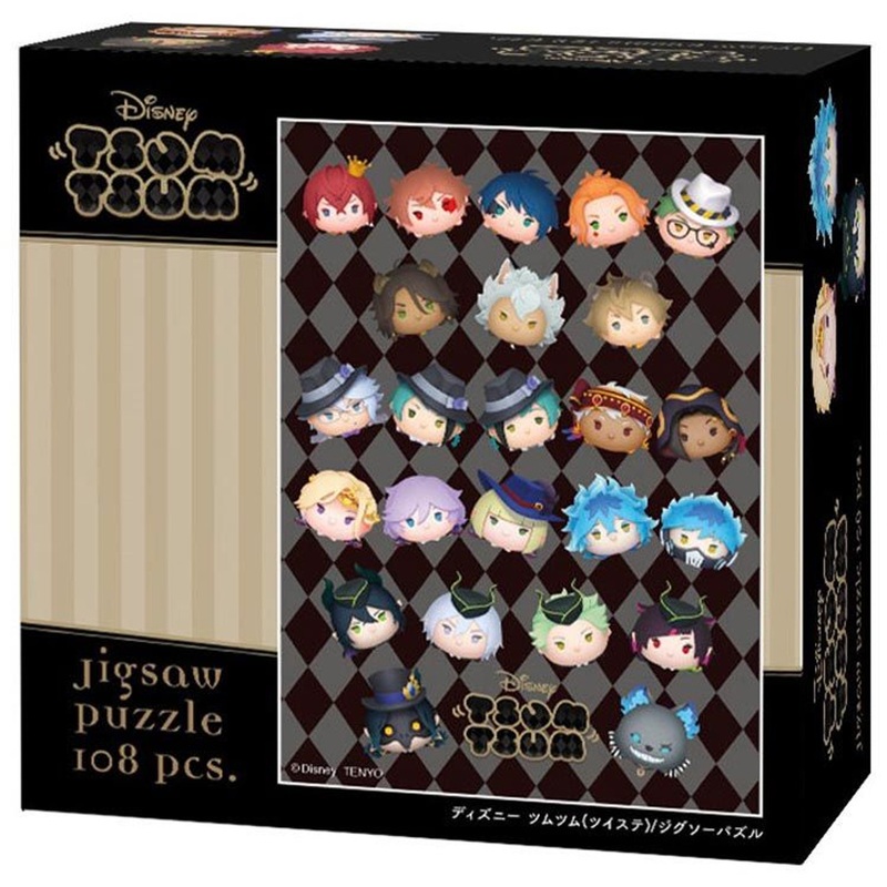 Tenyo D108-846 Jigsaw Puzzle Disney Tsum Tsum Twisted Wonderland (108 Pieces)