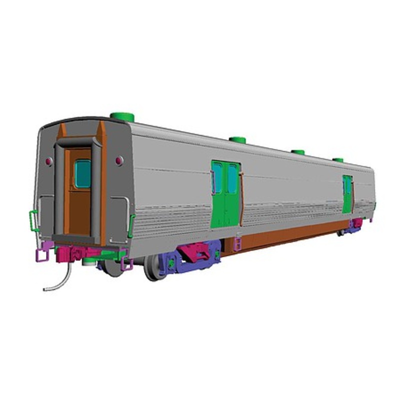 HO Amtrak Viewliner II Baggage 61058